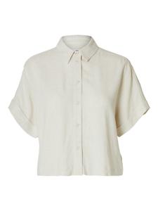 SLFVIVA SS CROPPED SHIRT NOOS 34 Normal geschnitten - Sandshell