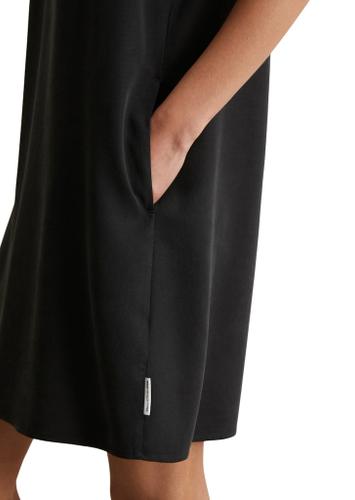Kurzes Kleid relaxed Blau M