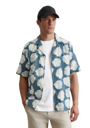 Kurzarm-Hemd regular M Regular Fit - Multi/storm