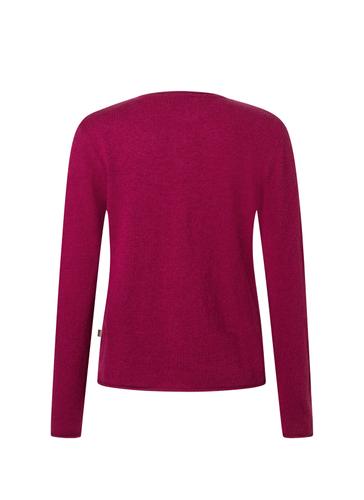 Strickjacke Knopf 1/1 Arm 42 Regular Fit - Bordeaux