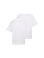 Basic T-Shirt im 2er-Pack mit V-Ausschnitt XL Regular Fit - White