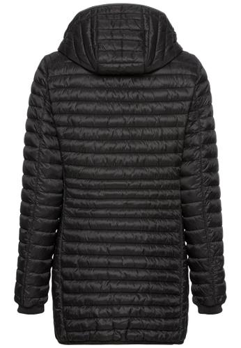 Steppjacke aus recyceltem Polyamid Schwarz 36