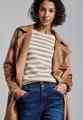 Gestreifter Sweater Beige 44