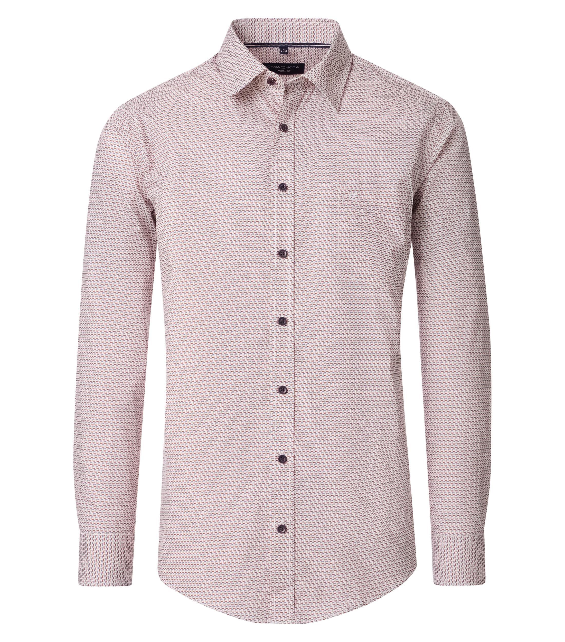 Freizeithemd L Casual Fit - Rot