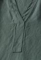 Split Neck Leinenmix Kleid L - Balmy Khaki