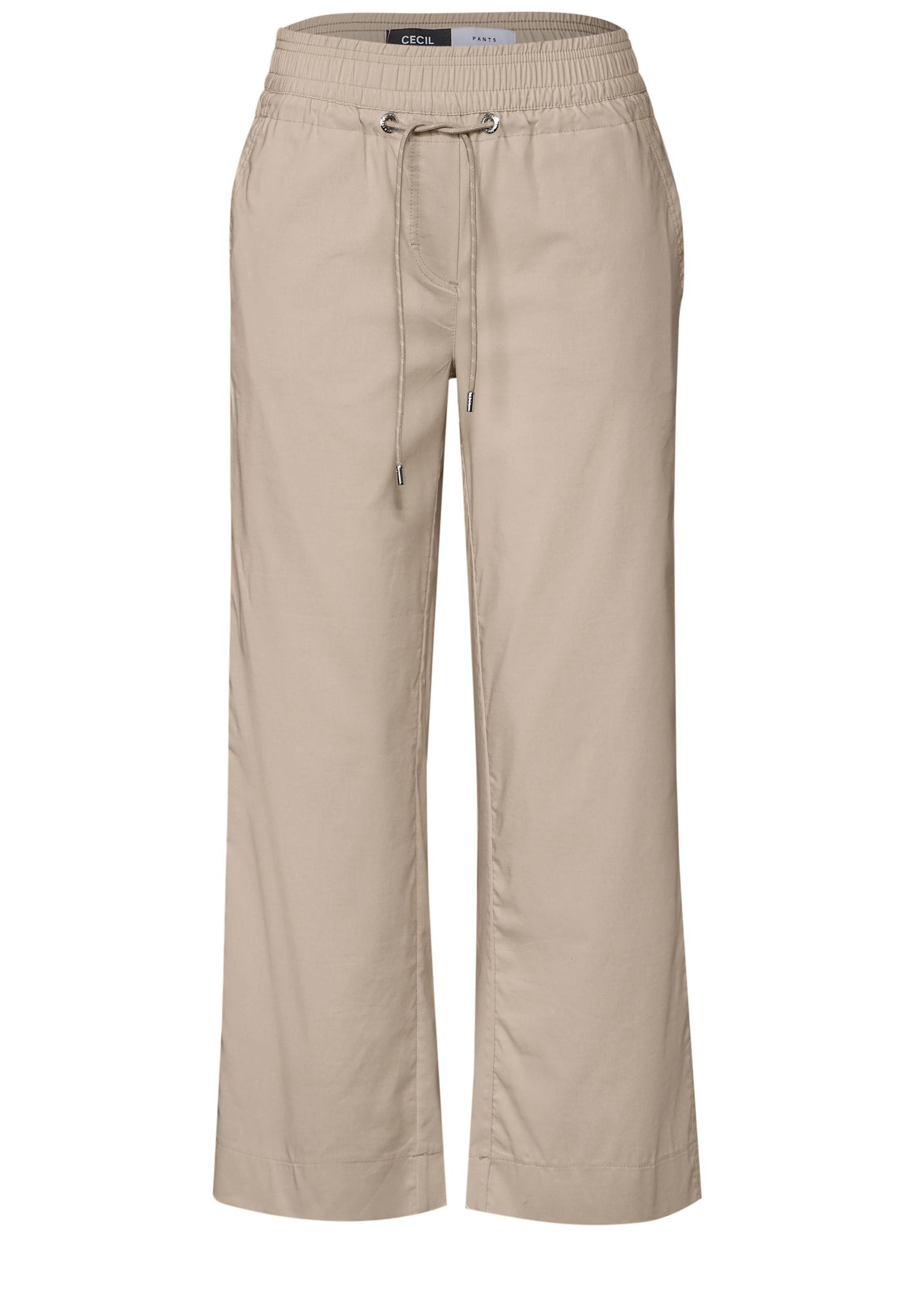 7/8 Wide Leg Hose - Beige / XXL