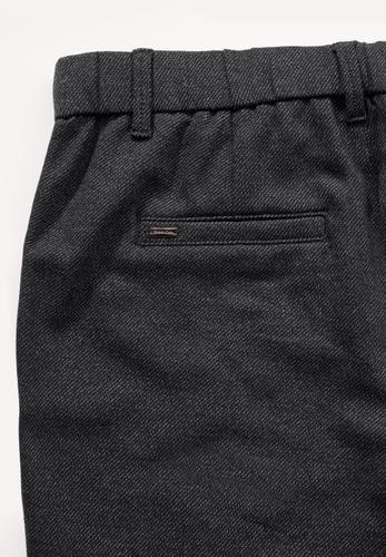 Chino im Melange-Look 34/30 - Black
