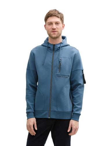 Hoodie Sweatjacke mit Taschen XL Regular Fit - Mystical Blue