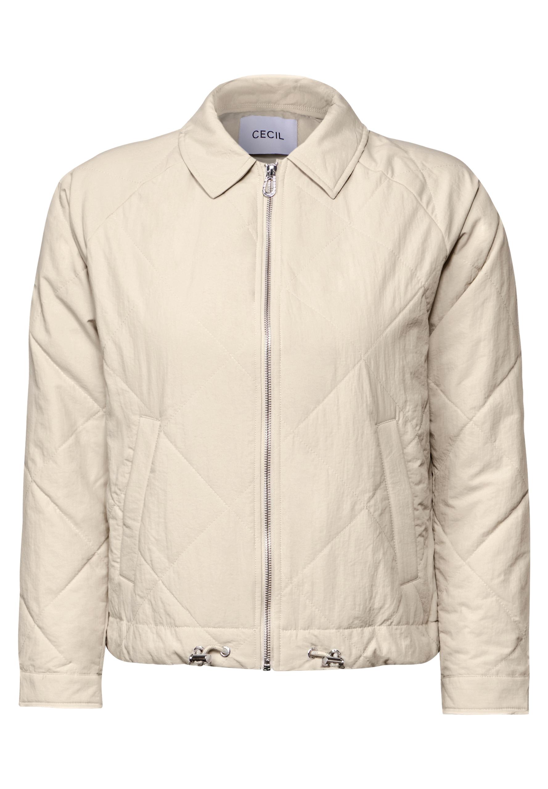 Jacke mit Steppmuster XXL - Pearl Beige