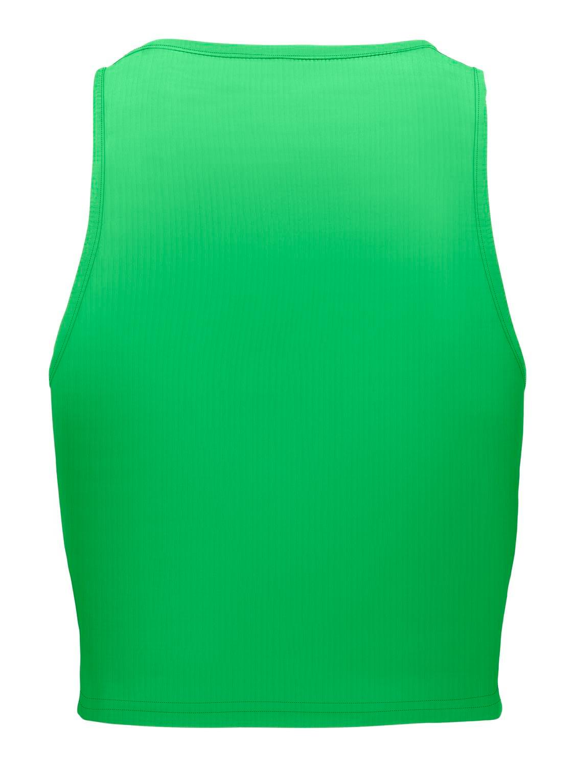 ONLBELIA S/L CROP TOP JRS NOOS L Verkürzt - Summer Green
