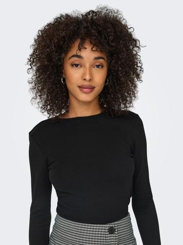 ONLRILEY O-NECK L/S TOP JRS NOOS Schwarz S