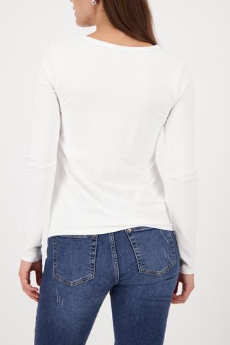 Langarmshirt mit Print 46 - Off-white