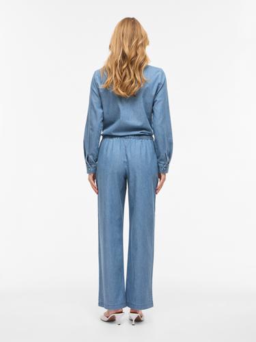 VICONGA RW STRING DENIM PANTS 42 Normal geschnitten - Light Blue Denim