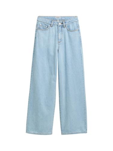 Wide Leg Jeans 158 Wide Leg Fit - Clean Bleached Blue Denim