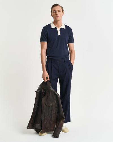 Poloshirt aus Modalmischung Blau XL