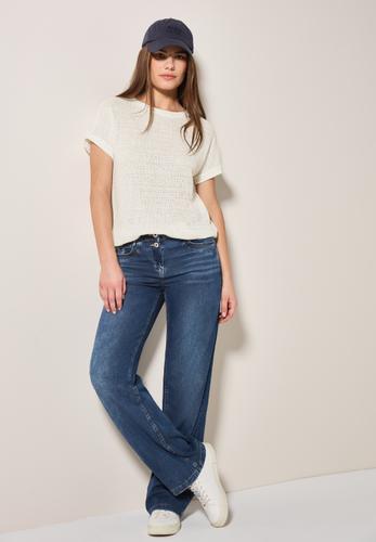 Struktur-T-Shirt M - Vanilla White
