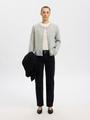 SLFLULU NEW LS KNIT CARDIGAN NOOS M Normal geschnitten - Light Grey Melange