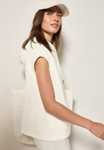 Kurzarm Sweatshirt L - Vanilla White