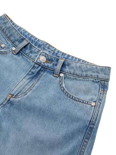 Jeansshorts mit recycelter Baumwolle 176 Regular Fit - Clean Mid Stone Blue Denim