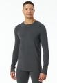 Shirt Langarm 8 - Dunkelgrau-gem.