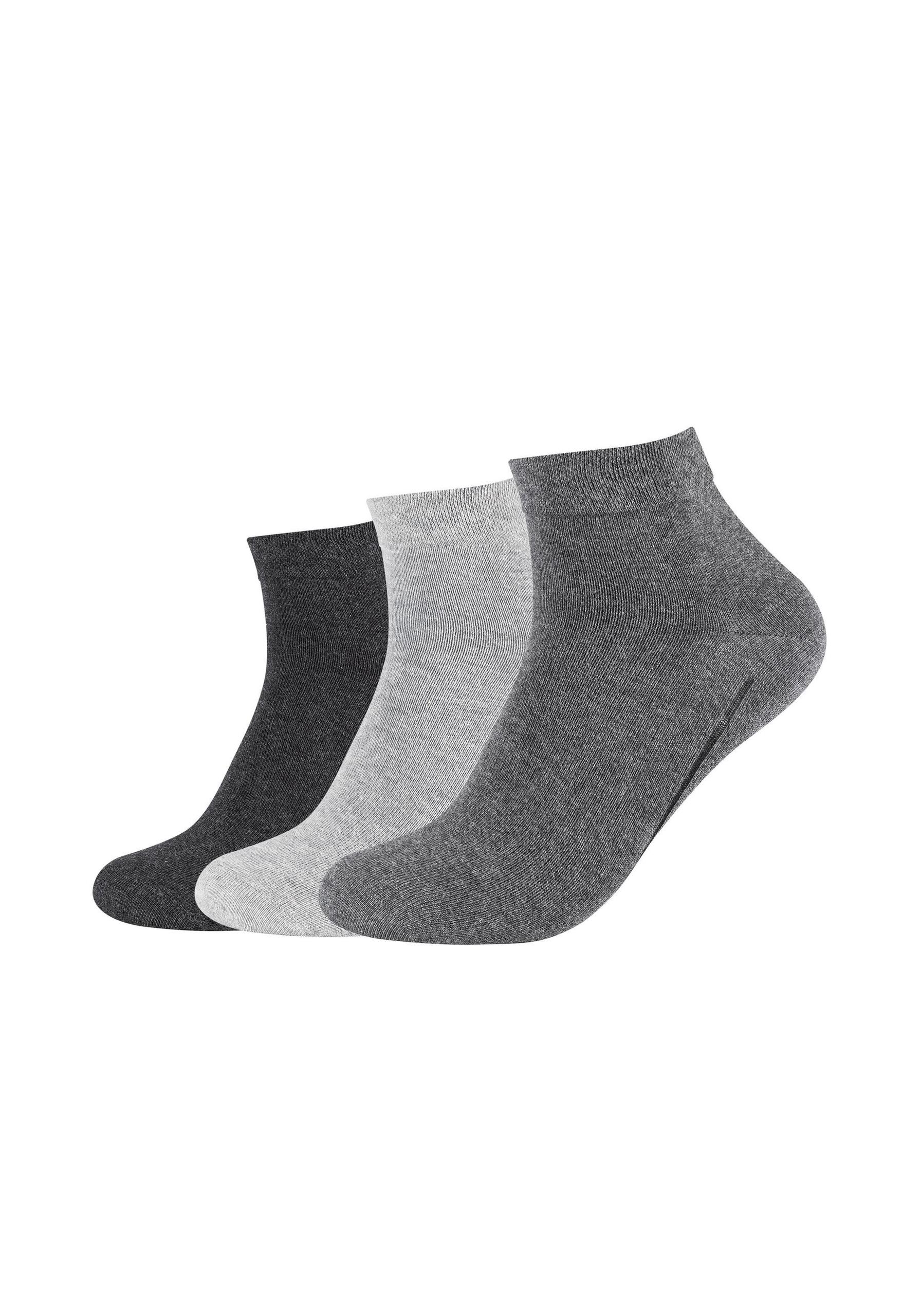 Unisex Socken (3 Paar) - Grau / 35-38
