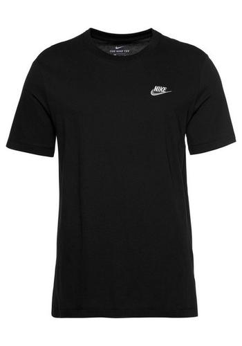 NIKE Herren T-Shirt M NSW CLUB TEE L in Schwarz