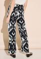 Leinenhose mit Print 34/30 - Black