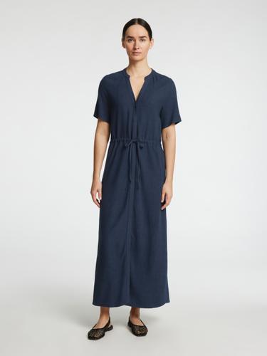 SLFVIVA-DAMINA SS ANKLE SUN DRESS NOOS 42 Normal geschnitten - Dark Sapphire