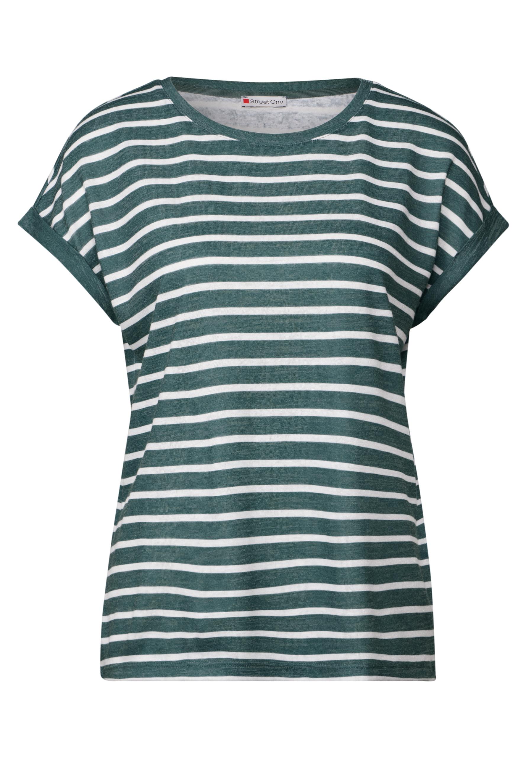 Gestreiftes T-Shirt 36 - Garden Green