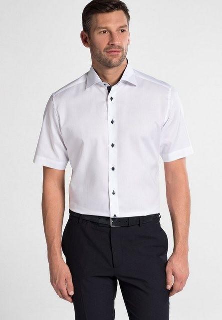 Hemd Pinpoint Kurzarm 39/Kurzarm MODERN FIT - Weiß