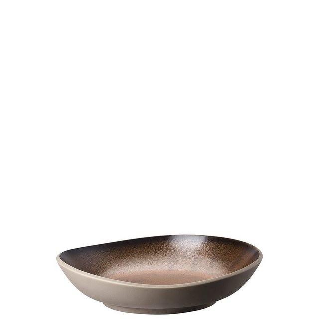 Rosenthal Suppenteller »Junto Shiny Bronze Teller 22 cm tief«, (1 Stück)