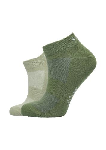 Sneakersocken 35-38 - Olive