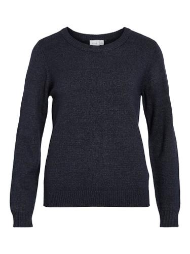 VIRIL O-NECK L/S KNIT TOP - NOOS Blau S