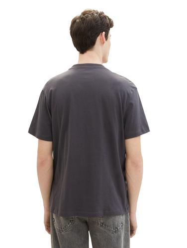 T-Shirt mit Bio-Baumwolle M Relaxed Fit - Coal Grey