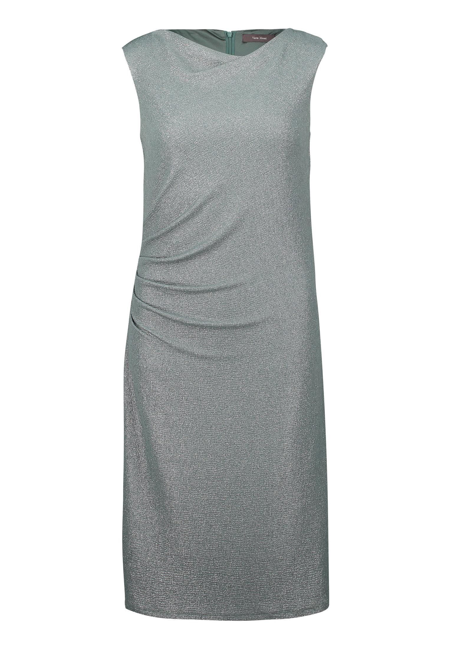 Cocktailkleid 38 Figurbetont - Dark Green/grey