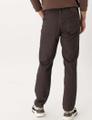 Style Cadiz 33/30 Five-Pocket-Hose, Herrenhose, Gesäßtaschen mit Stitching, Einschubtaschen vorn, Zusätzliche Coinpocket, Reißverschluss, Straight Fit, Gerader Beinverlauf, Normale Fußweite, Normale Leibhöhe - Dunkelbraun