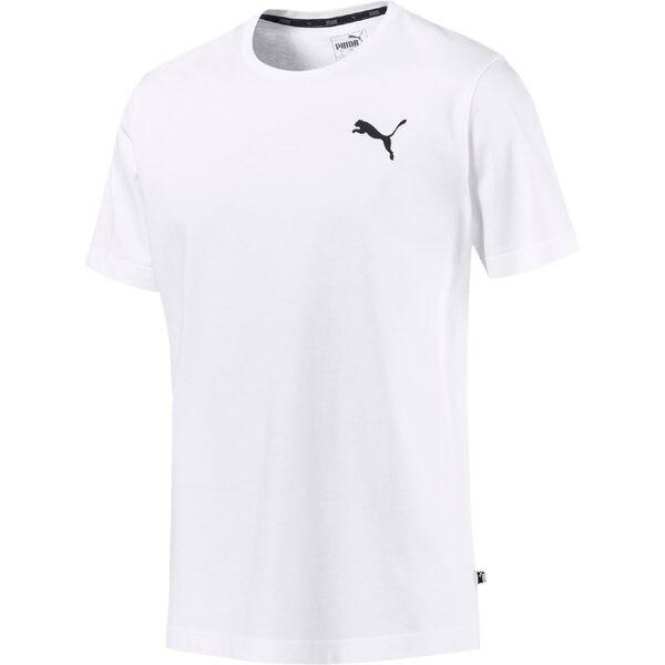 PUMA Herren T-Shirt ESS Small Logo Tee PUMA WHITE-_CAT S
