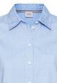 Langarm Bluse aus reiner Baumwolle S Regular Fit - Light Blue