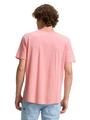 T-Shirt in Melange Optik XL Regular Fit - Peach Pink