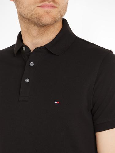TOMMY HILFIGER Poloshirt »SLIM FIT POLO S/« - Schwarz / M