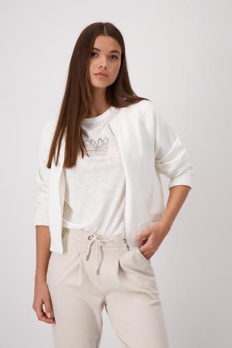 Jacke mit gesmokten Ärmelbündchen 40 - Off-white
