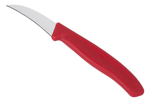 Tourniermesser SwissClassic, 6 cm, rot rostfreier Stahl