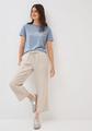 Ausbrenner-Shirt mit Wording - Hellblau / XL