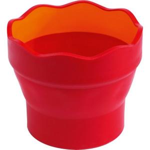 Faber-Castell CLIC &amp; GO Wasserfaltbecher rot/orange