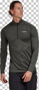 adidas TERREX Herren TRACEROCKER 1/2 ZIP LONGSLEEVE M in Grau