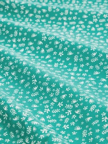 T-Shirt mit Knoten-Detail XS Regular Fit - Green Minimal Print
