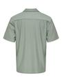 ONSKARI RLX RESORT SS PLIZZE SHIRT NOOS L Locker geschnitten - Iceberg Green