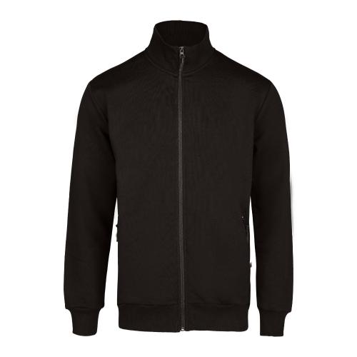 BASIC Sweat-Jacke - Schwarz - Gr: XXL