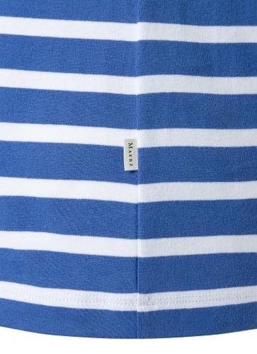 Longsleeve Rundhals 3/4 Arm Blau