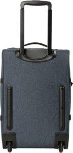 EASTPAK Rollkoffer "Tranverz S Upper East Stripe" - in Grau